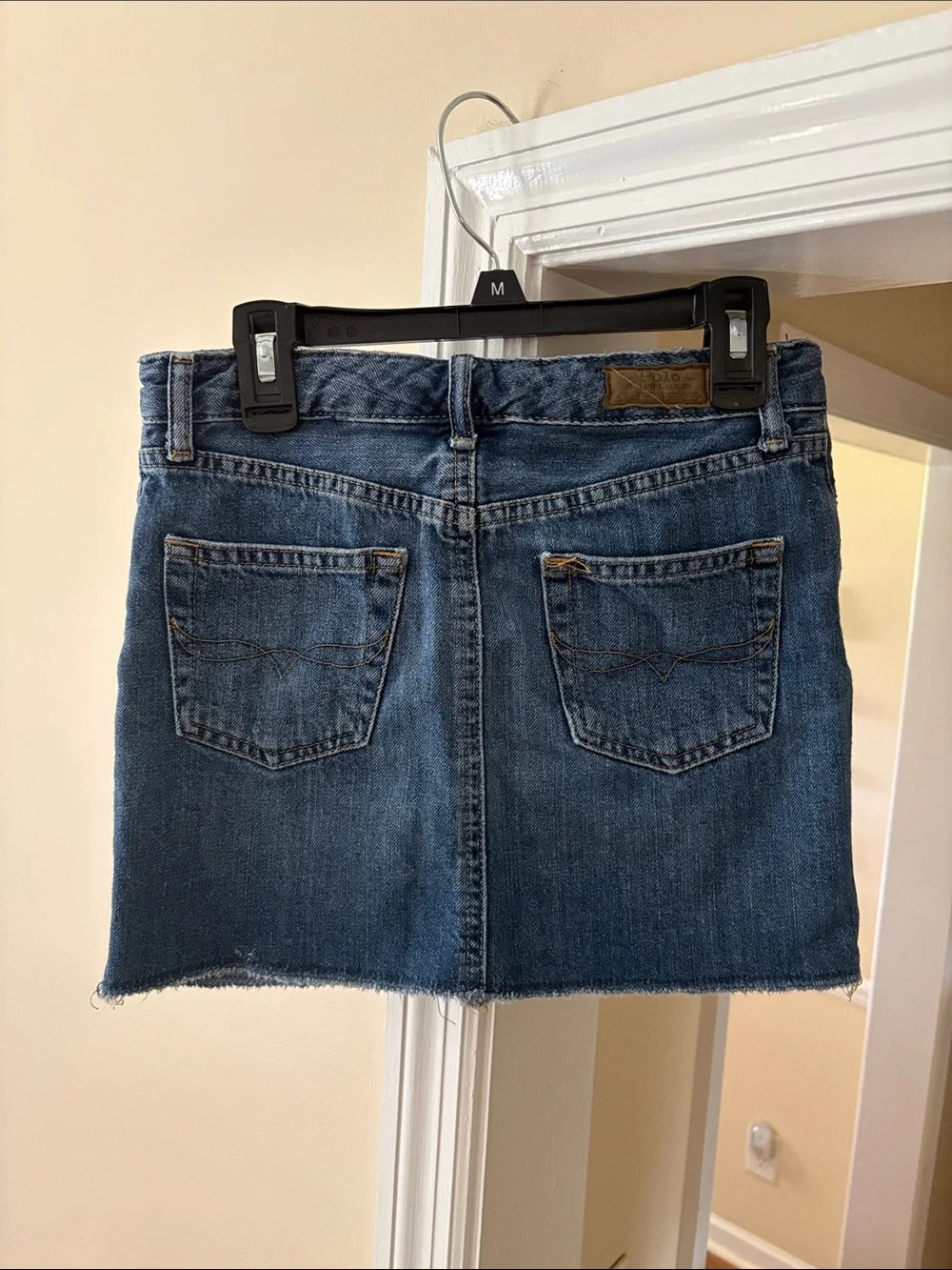 Kid’s Polo by Ralph Lauren Washed Blue Denim Mini Skirt